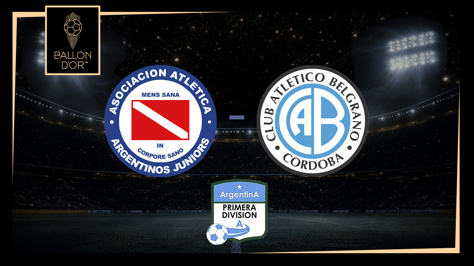Argentinos Junior vs Belgrano - Argentina Primera Division Semi Final