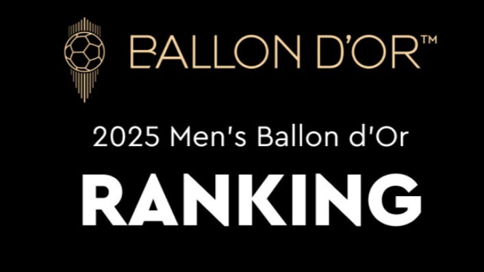 Ballon d'Or 2025 Ranking Test
